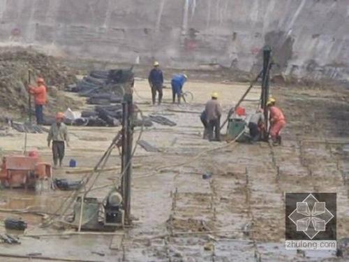 老边我公司承建北京房山区水池地基注浆加固工程